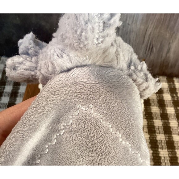 Pottery Barn Kids ELEPHANT Thumbie Security Blanket Lovey Plush Baby Gray 2019 - Picture 10 of 11
